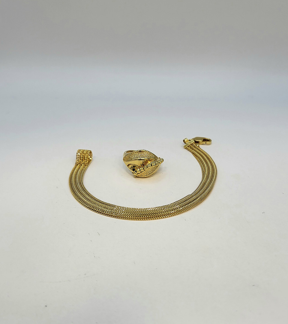 Collana e anello oro 