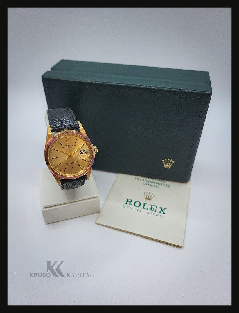 Orologio Rolex Oyster Pepetual Date oro 