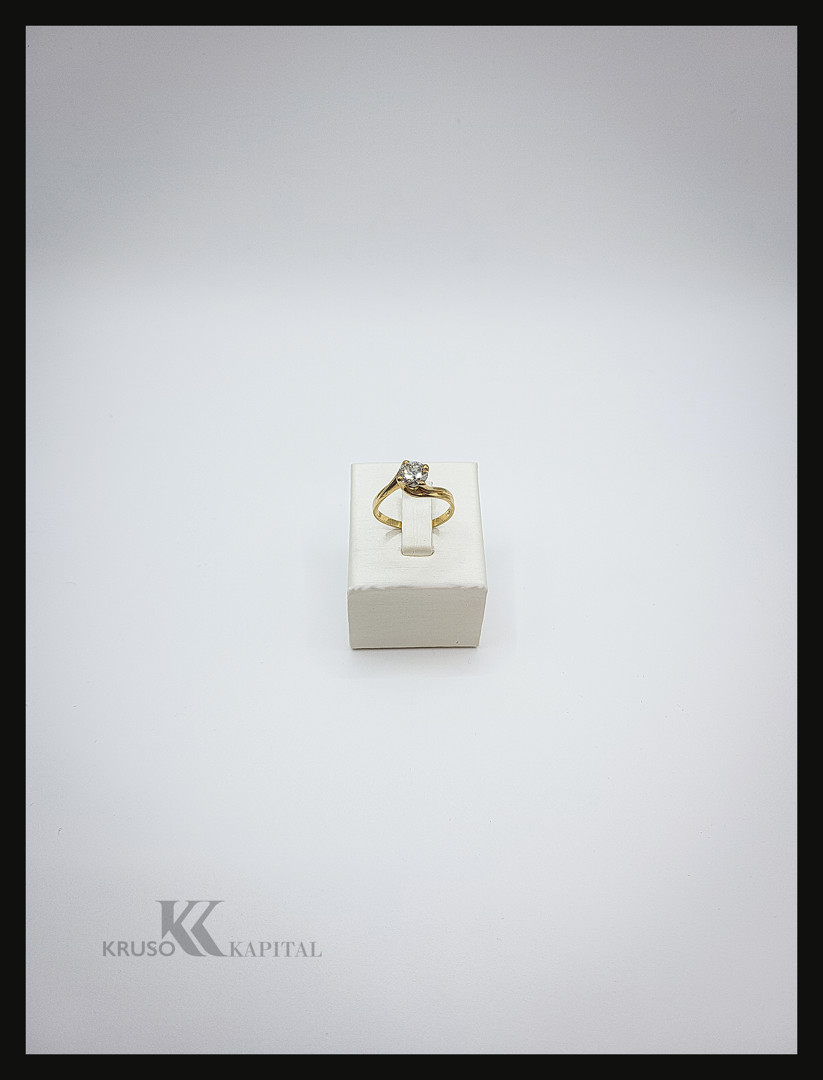 Anello oro diamante