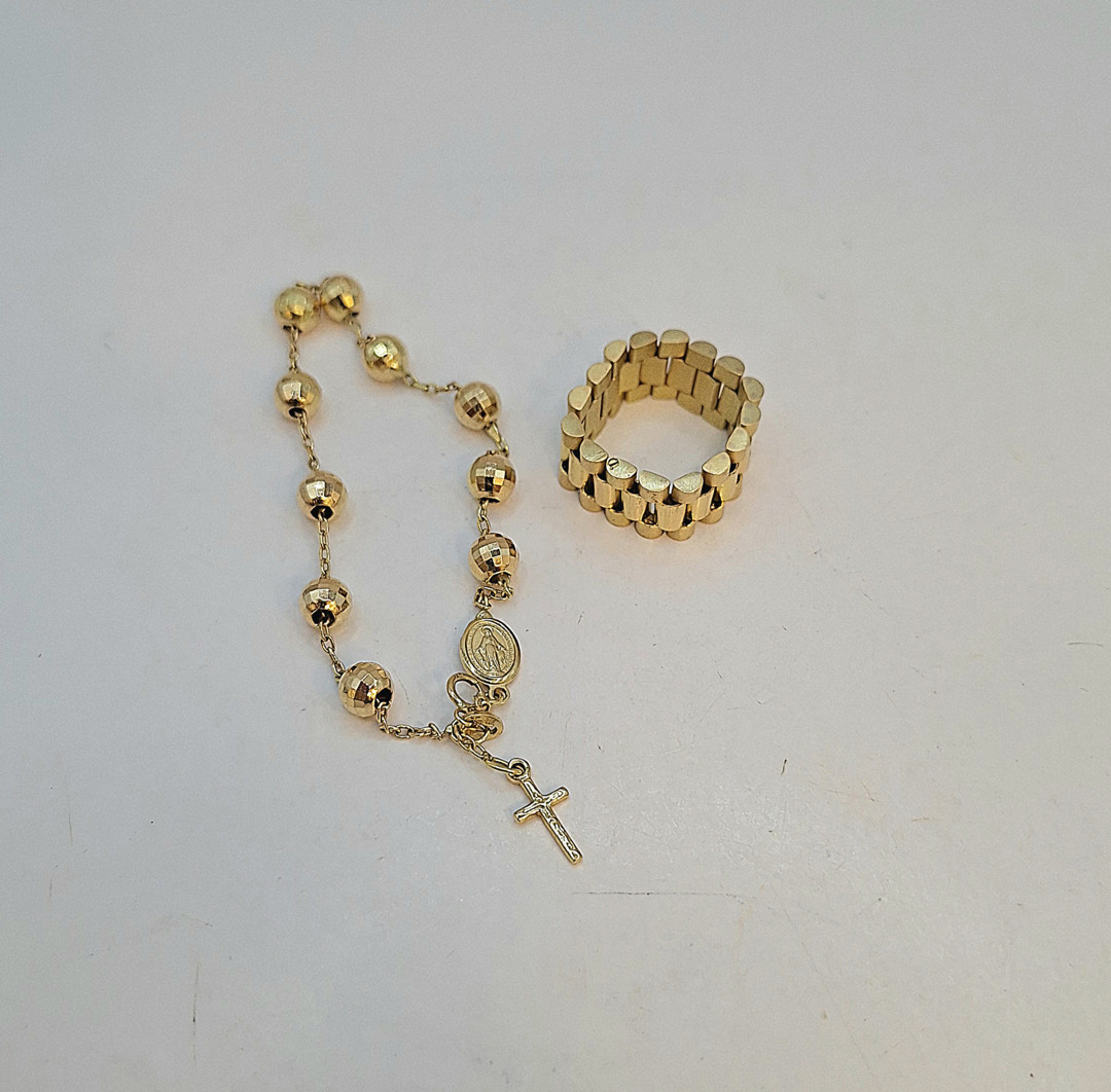 Anello e bracciale oro