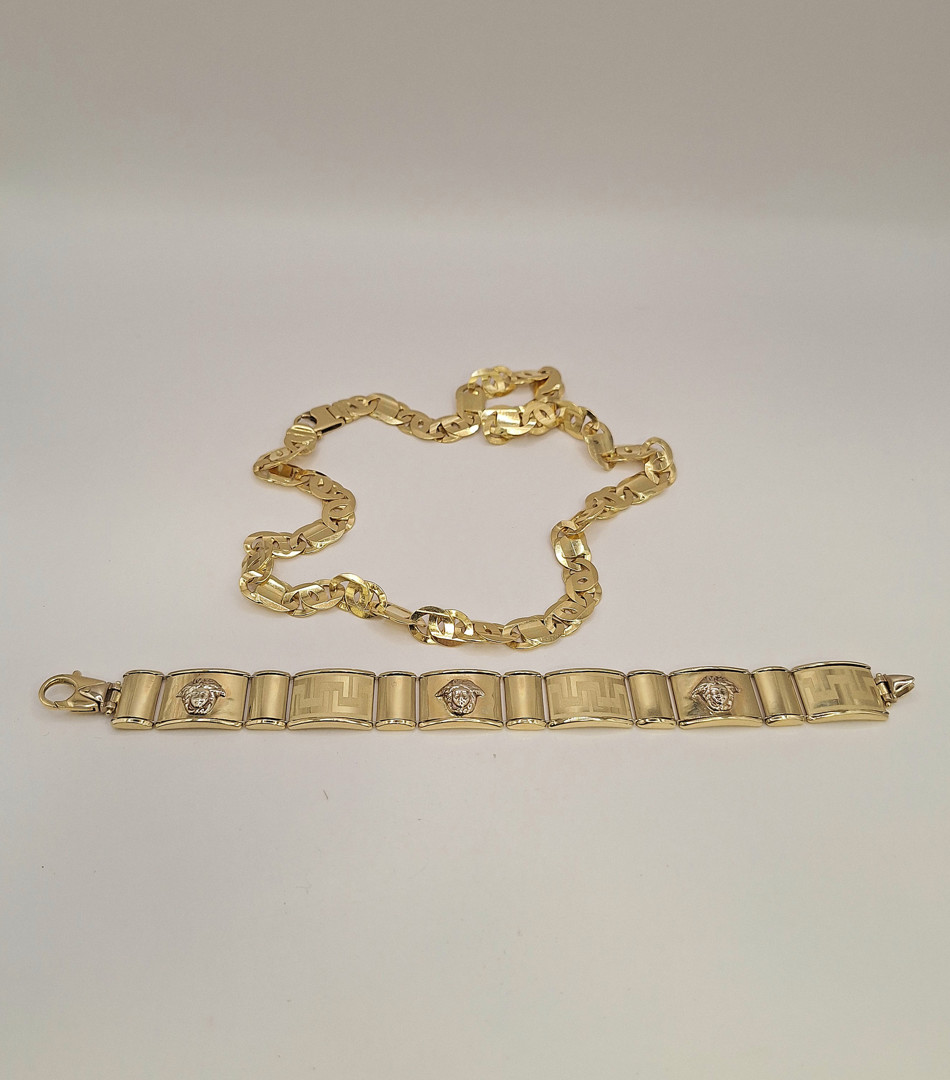 Bracciale e collana oro 