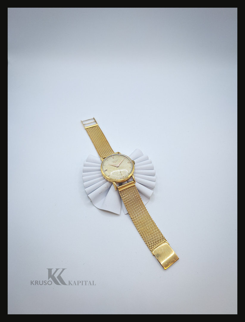 Orologio con bracciale oro
