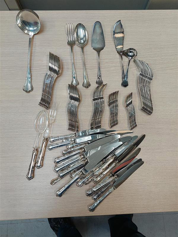 Vari oggetti in argento 