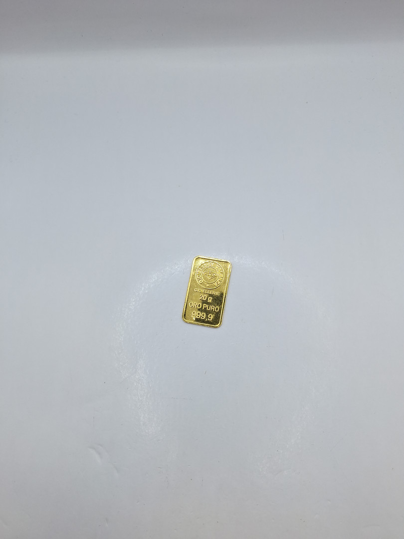 Lingotto oro titolo 999.9