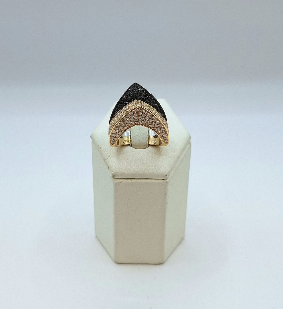 Anello oro diamanti