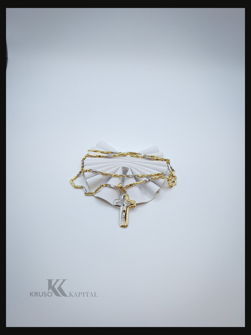 Collana croce oro 