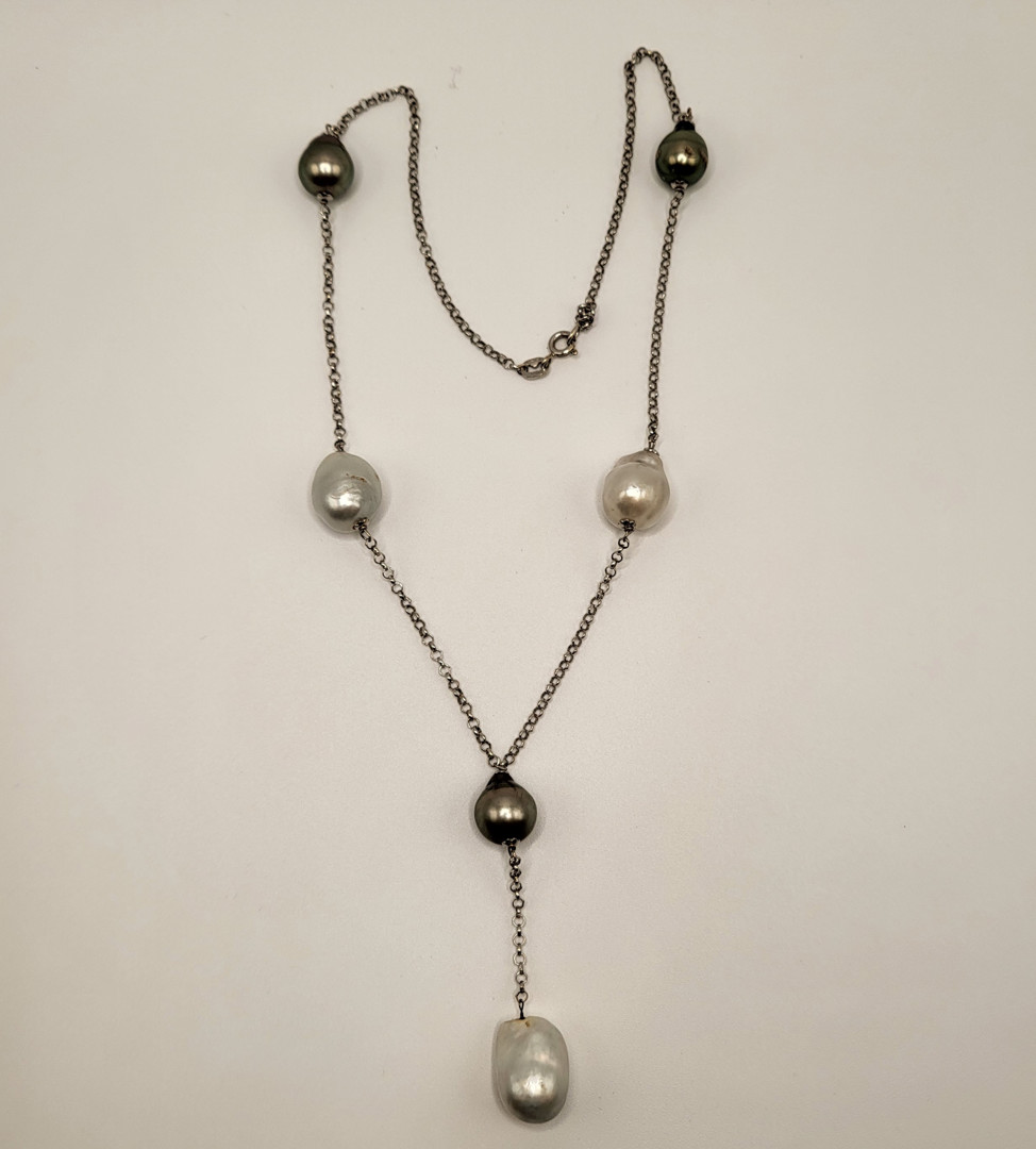 Collana oro perle