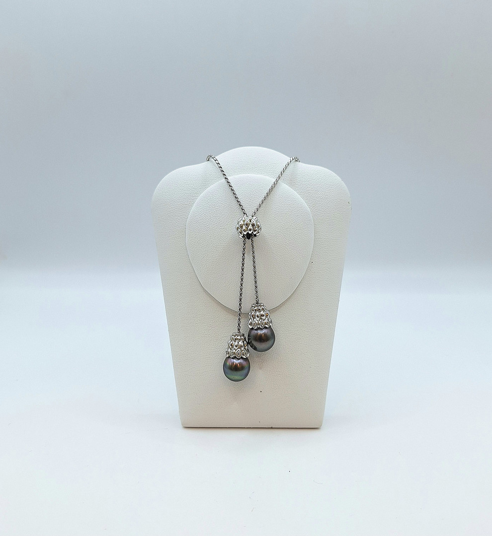 Collana oro perle 