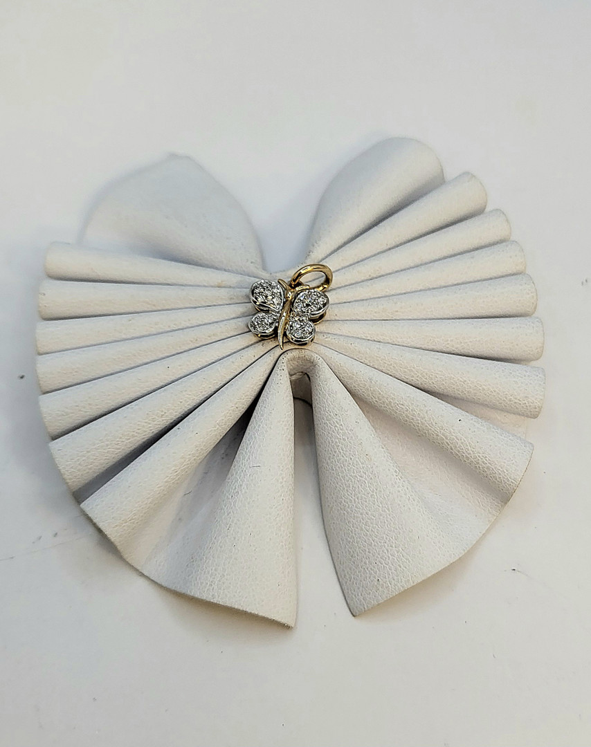 Ciondolo oro diamantini 