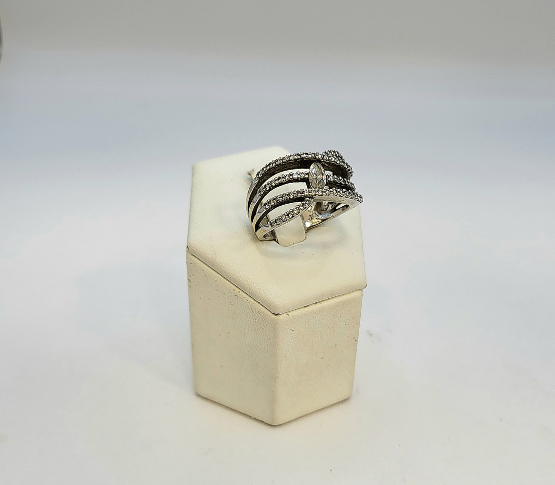 Anello oro diamanti
