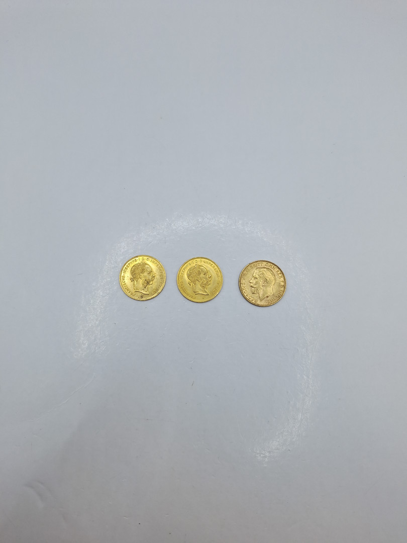 Tre monete oro
