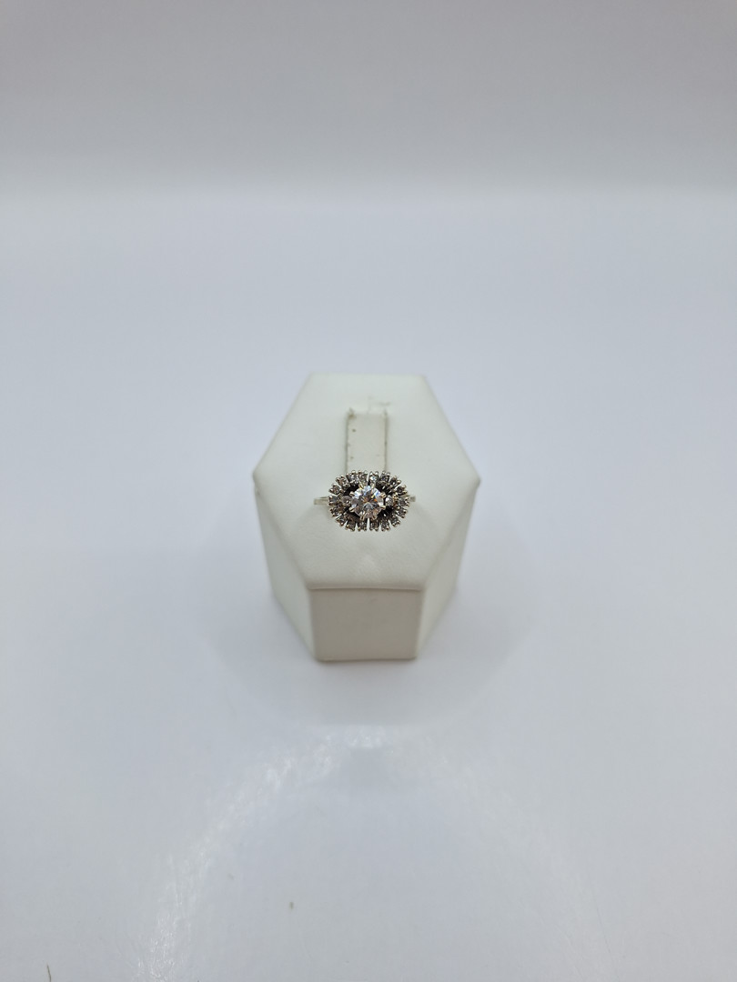 Anello oro diamanti