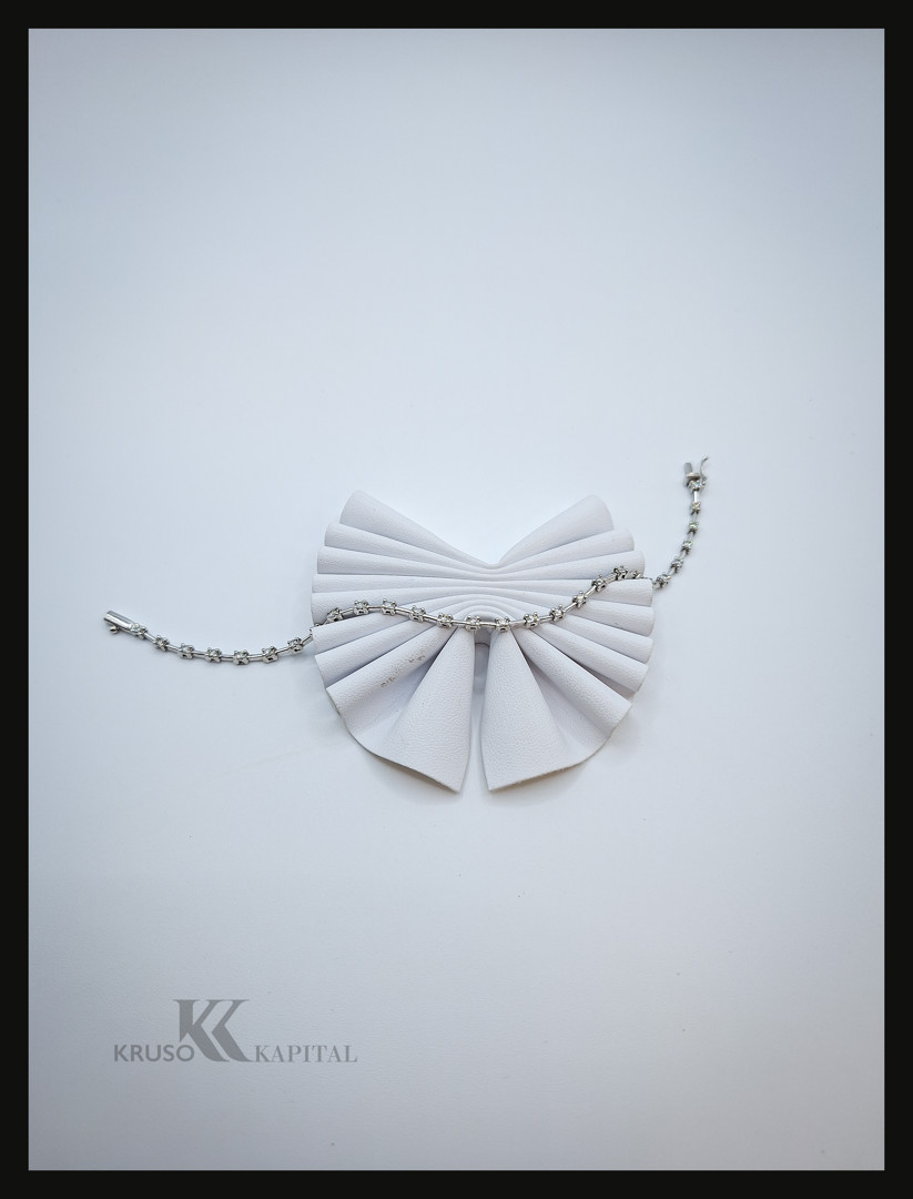 Bracciale oro con diamantini