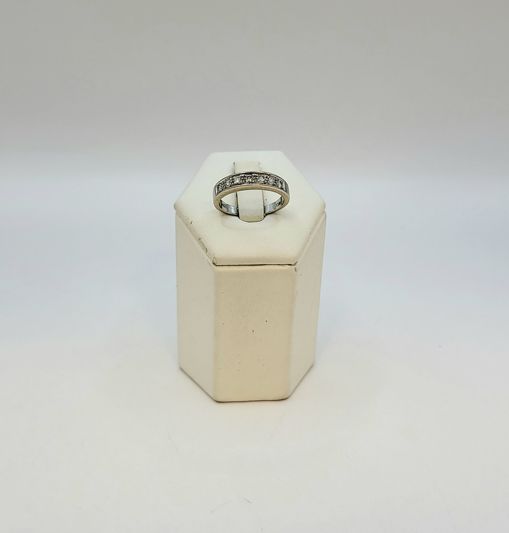 Anello oro diamantini