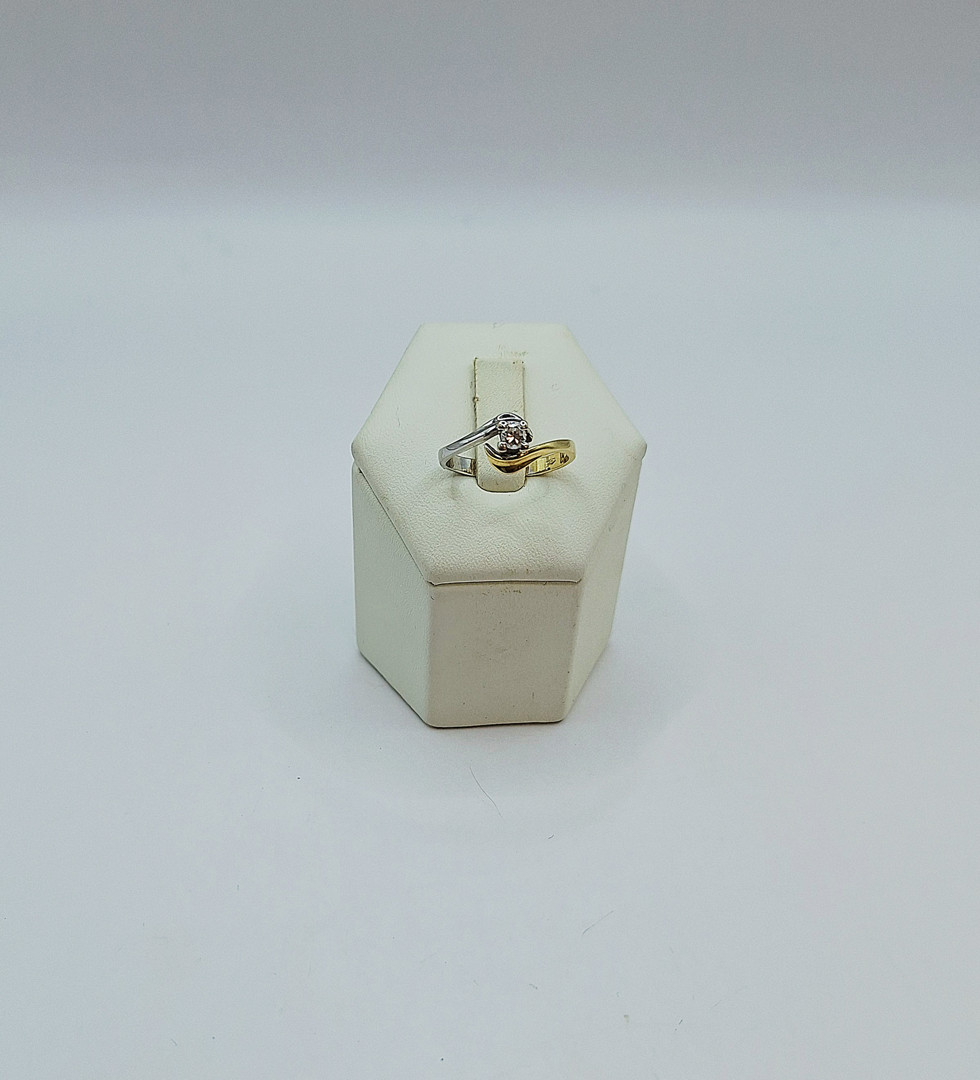 Anello oro diamantino