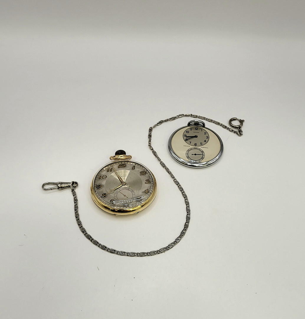 Due orologi oro metallo 