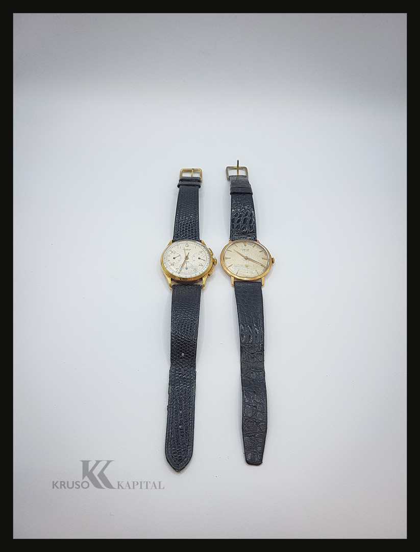 Cronografo Universal Geneve Compax oro e orologio Vetta oro
