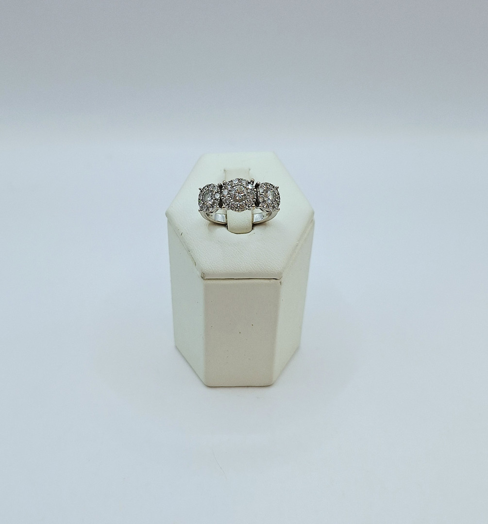 Anello a firma Bartorelli oro diamanti 