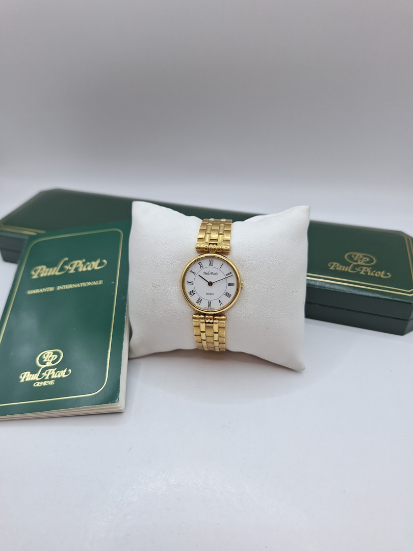 Orologio oro Paul Picot scatola e garanzia a corredo