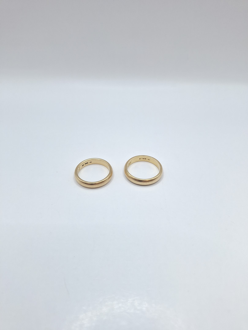 Due anelli oro 
