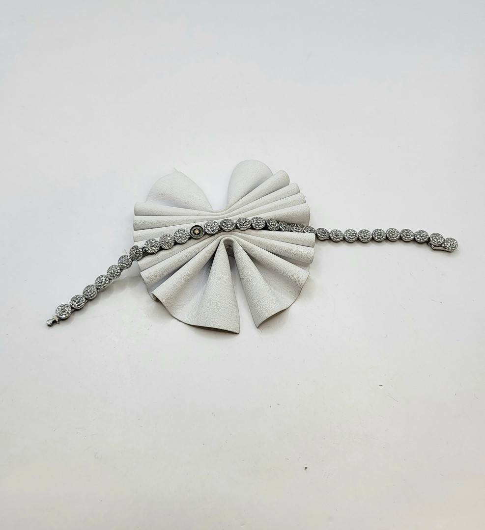 Bracciale oro diamantini a firma Chimento 