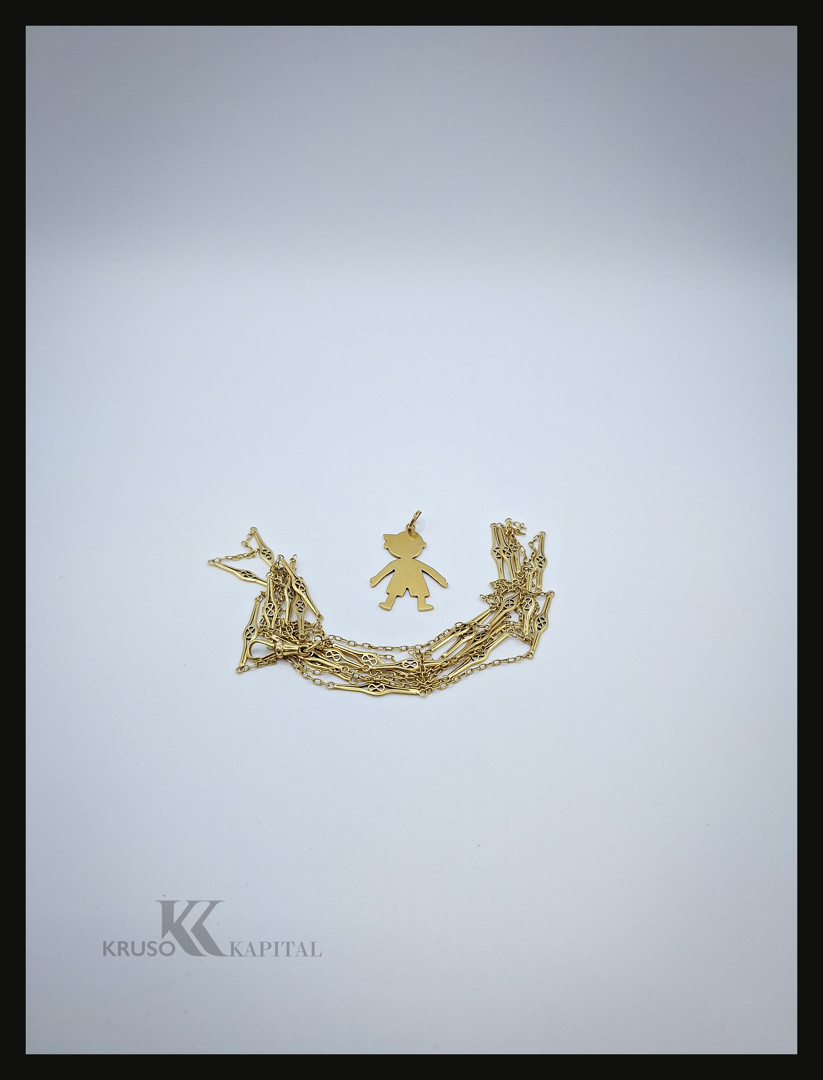 Collana ciondolo oro