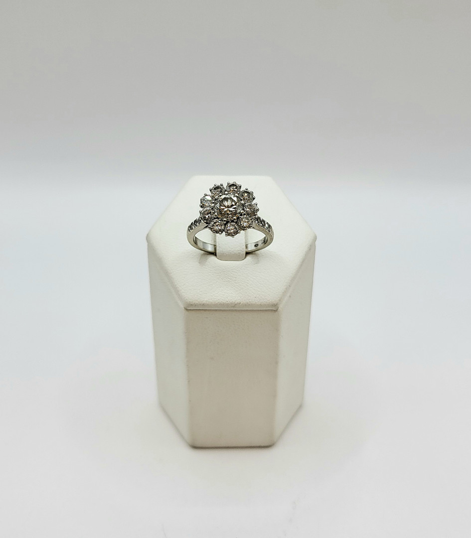 Anello oro diamanti