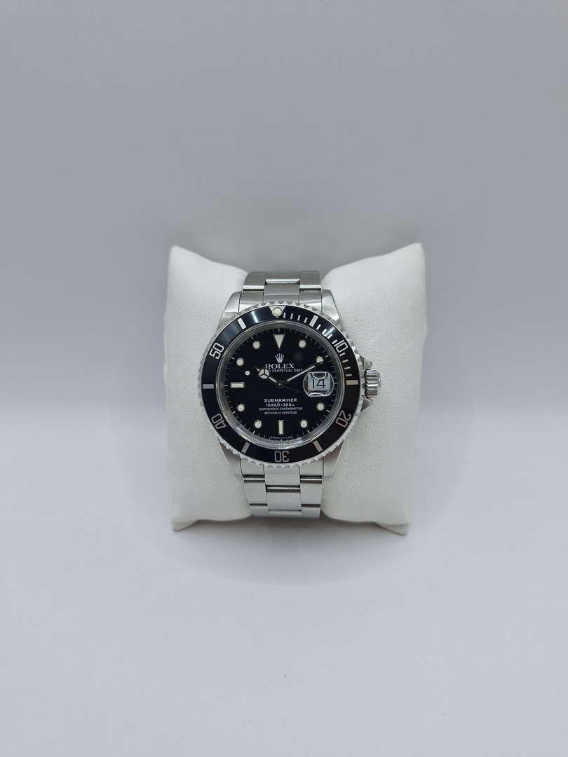 Orologio acciaio Rolex Submariner Date 