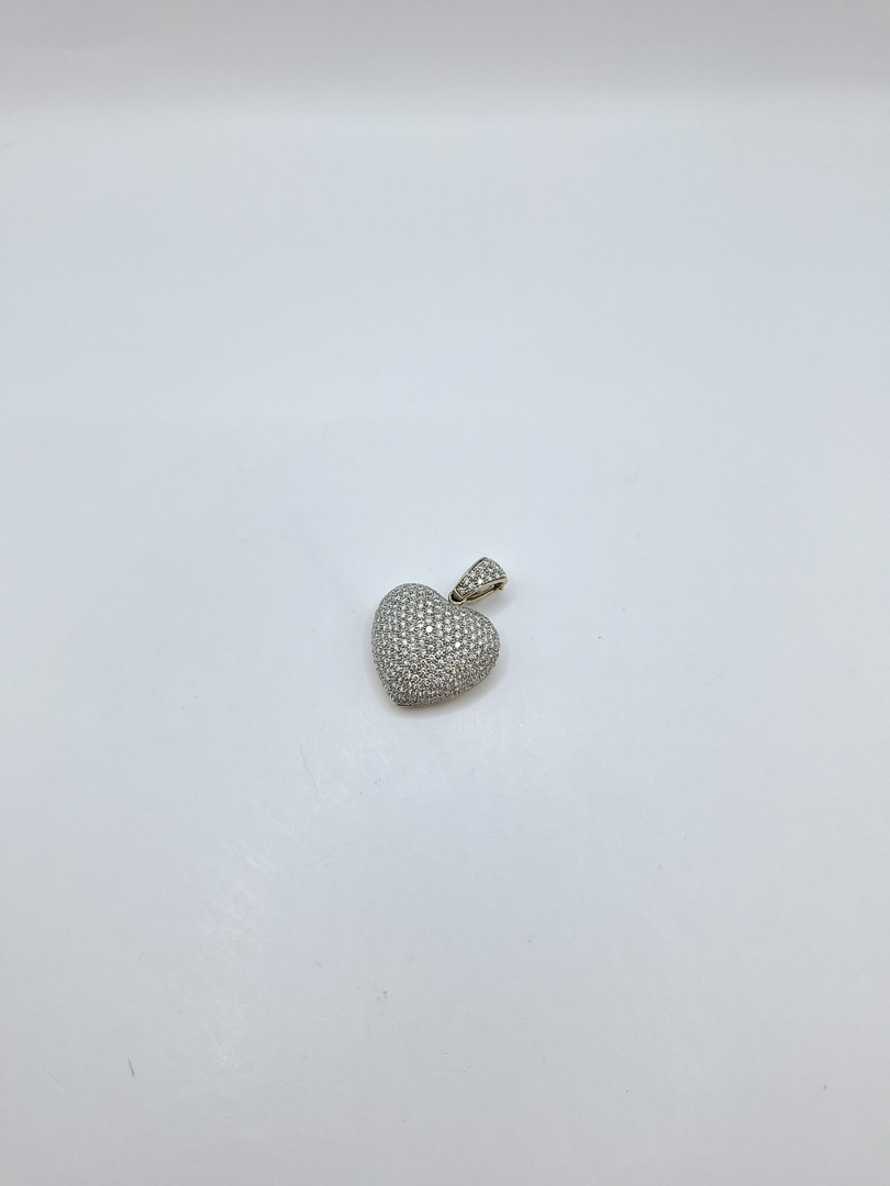 Ciondolo oro diamantini