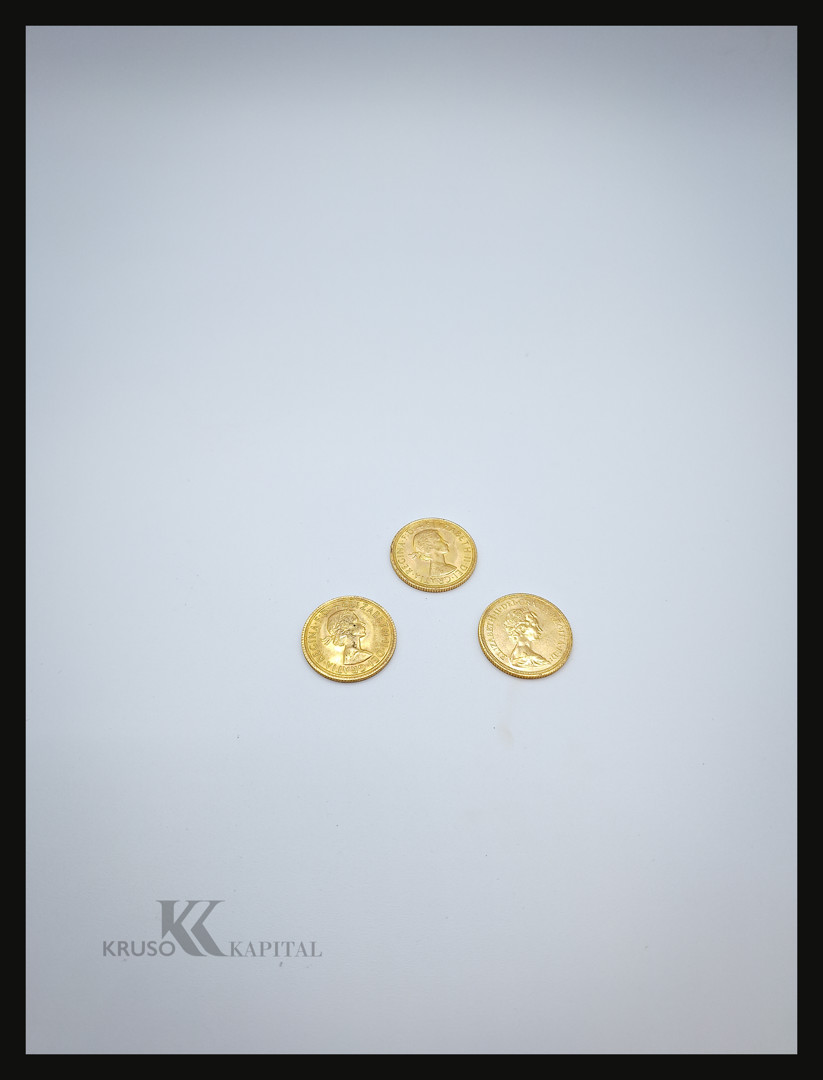 Tre pezzi oro 