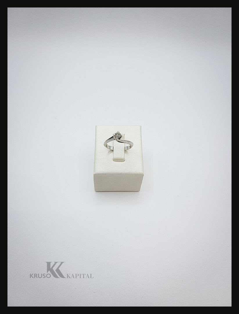 Anello oro diamante