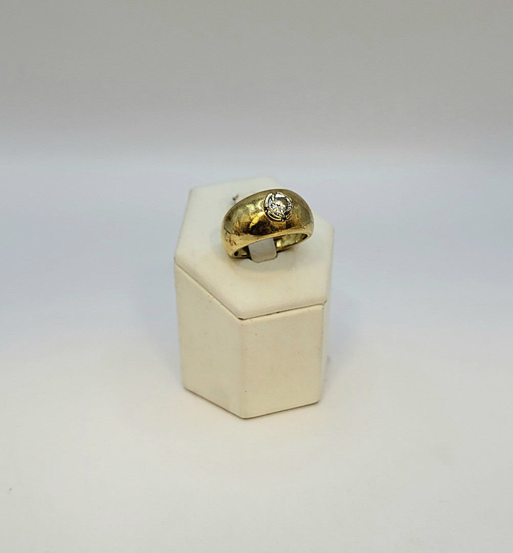 Anello oro diamante