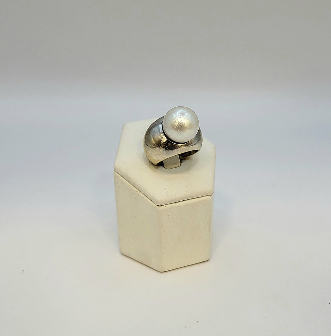 Anello oro perla coltivata