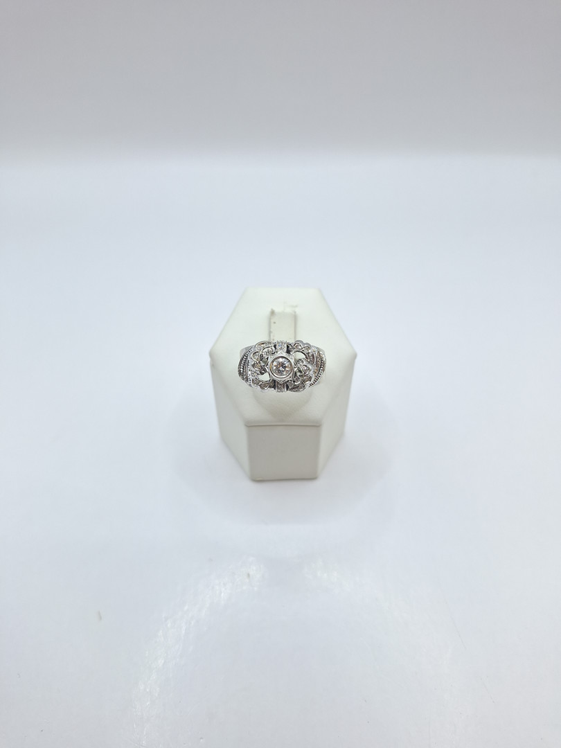 Anello oro diamanti 