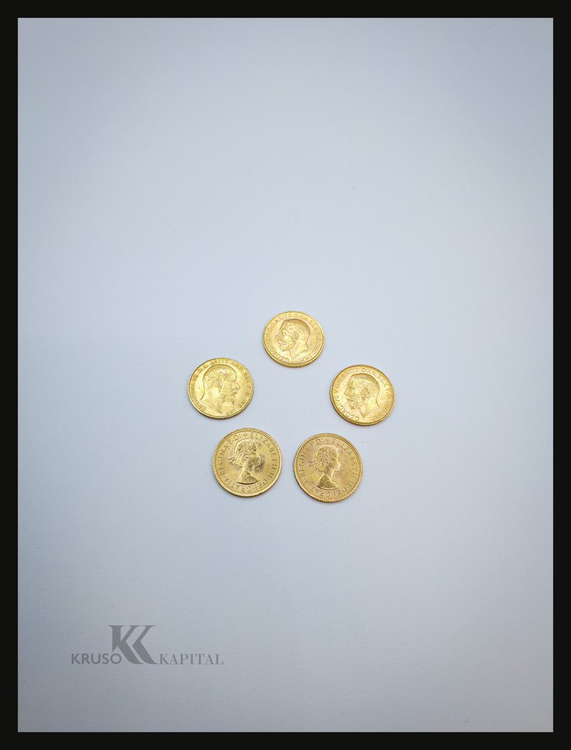 Cinque sterline oro