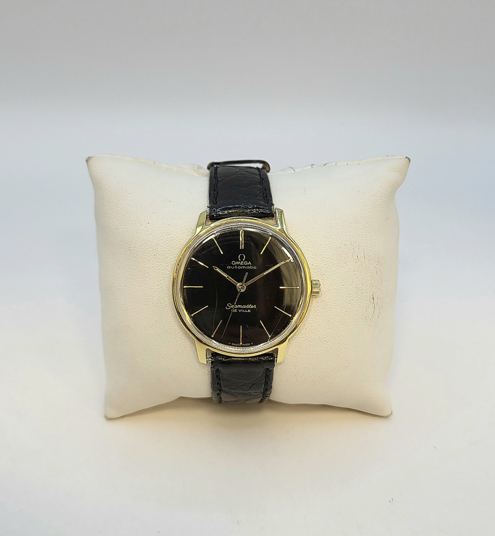 Orologio oro Omega Seamaster De Ville