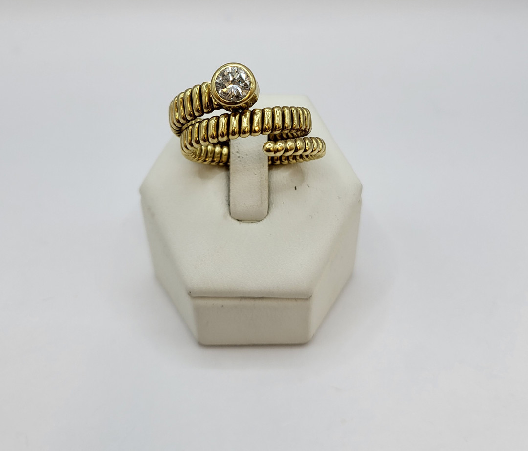 Anello oro diamante