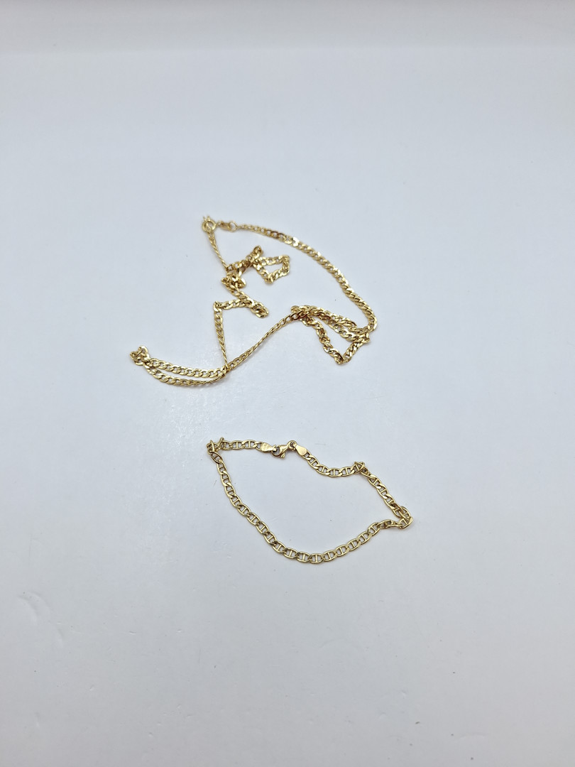 Bracciale e collana in oro 