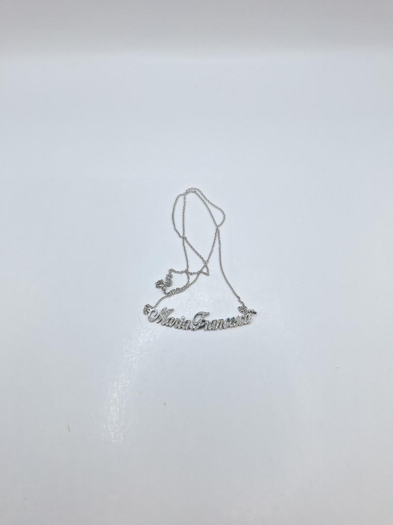 Collana oro diamantini