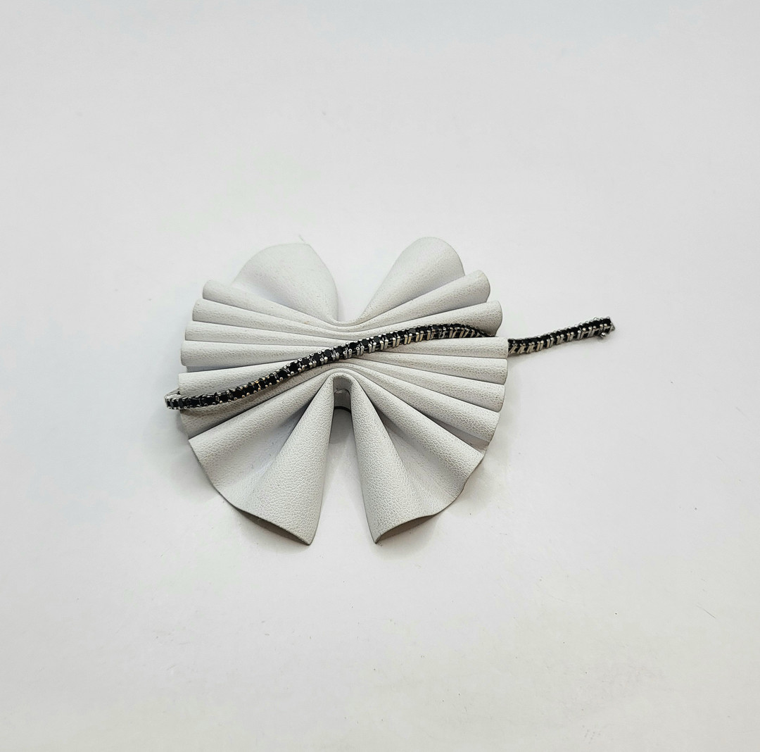 Bracciale oro e diamanti neri 