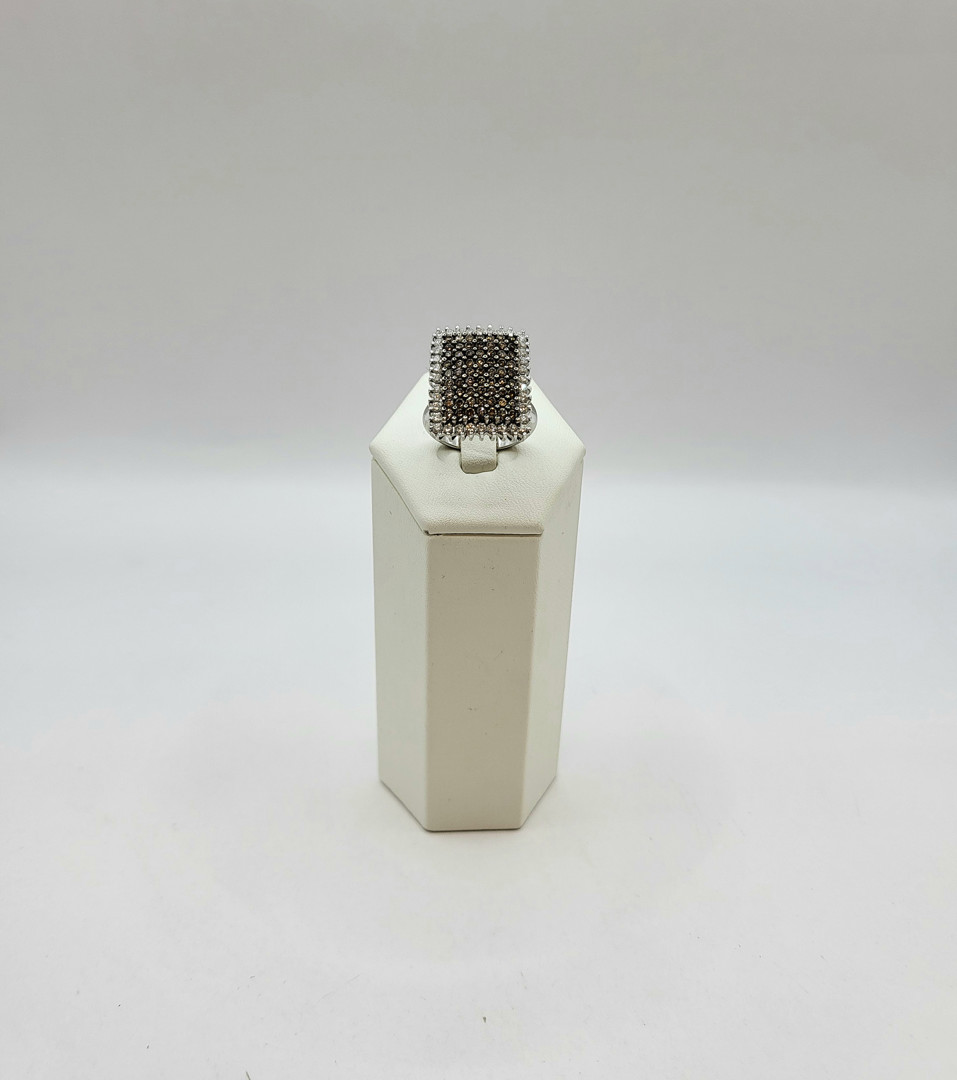 Anello oro diamantini