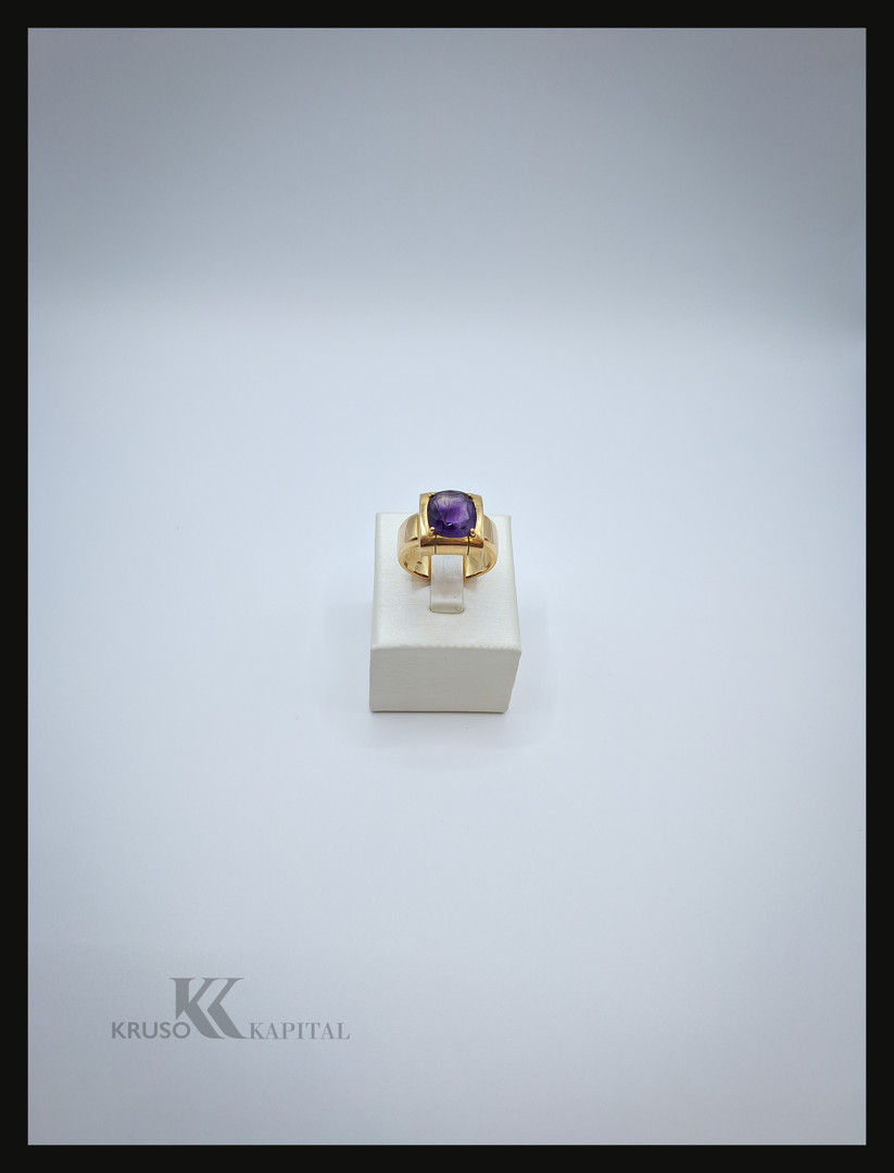 Anello oro pietra