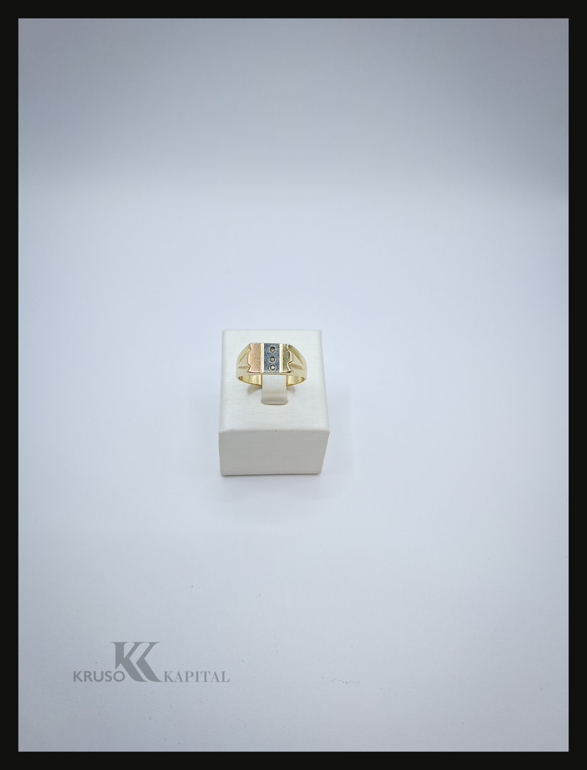 Anello oro pietre
