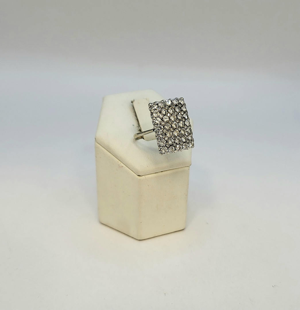 Anello oro diamantini