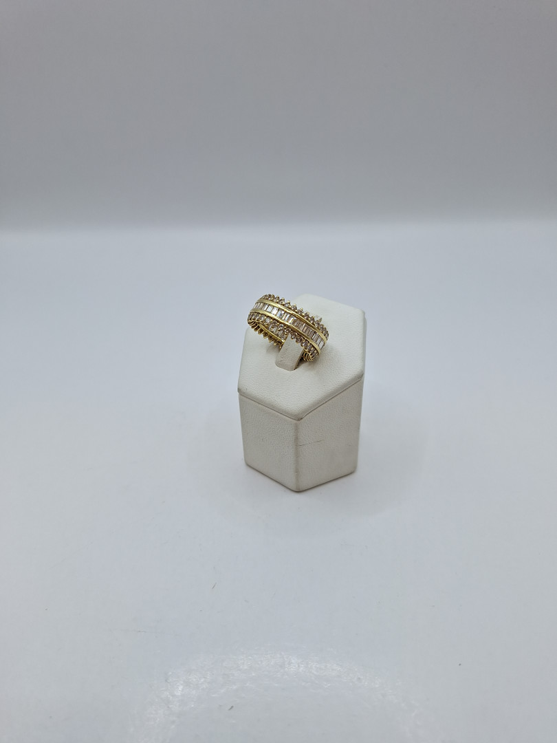 Anello oro diamantini 