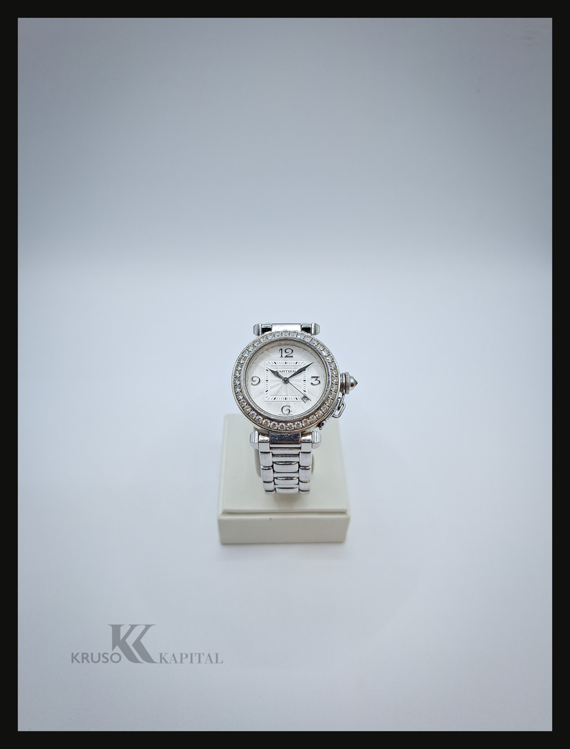 Orologio oro con diamantini Cartier Pasha