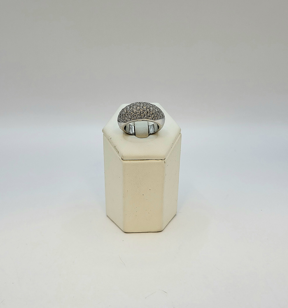 Anello oro diamantini