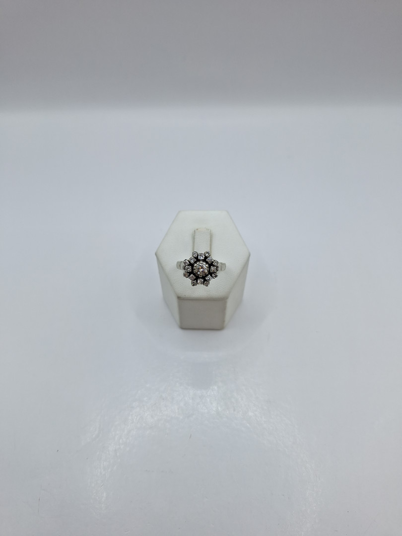 Anello oro diamanti 