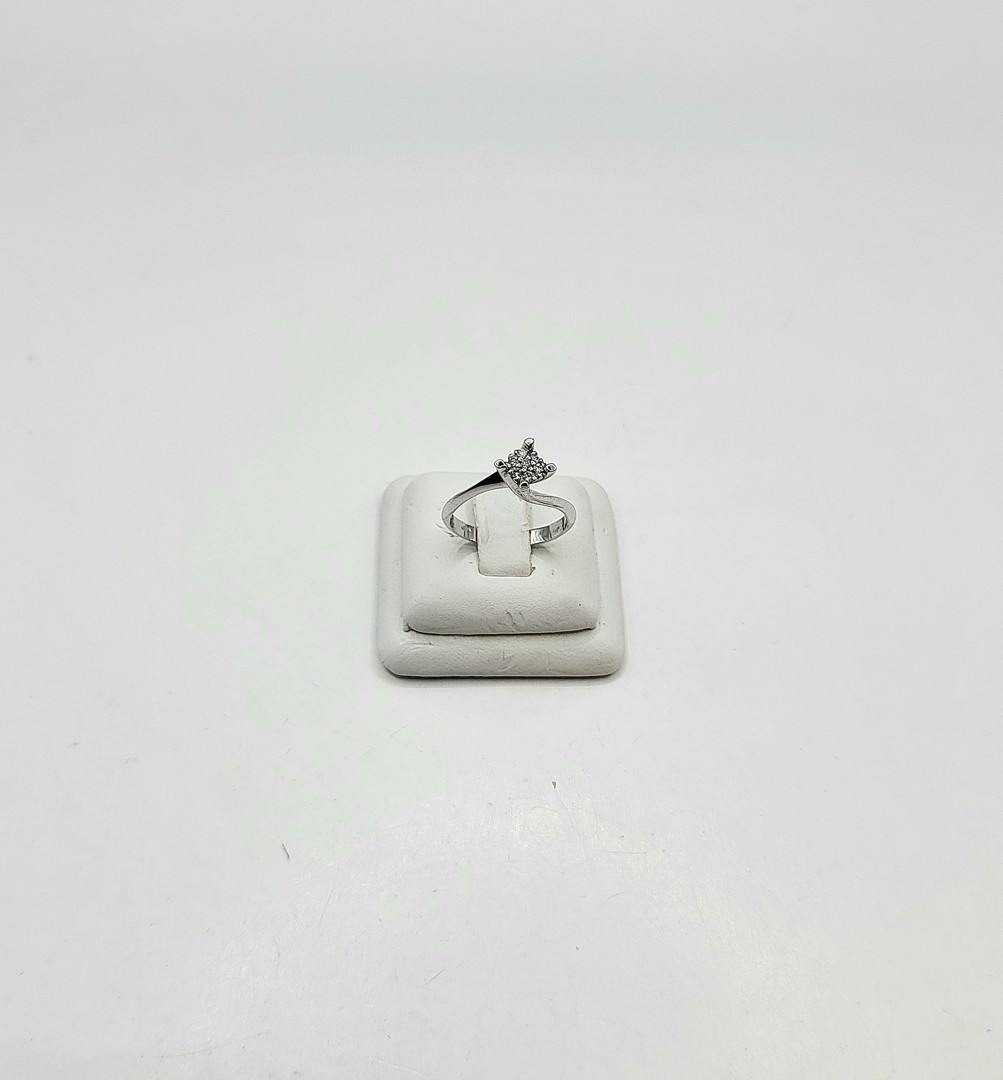 Anello oro diamantini