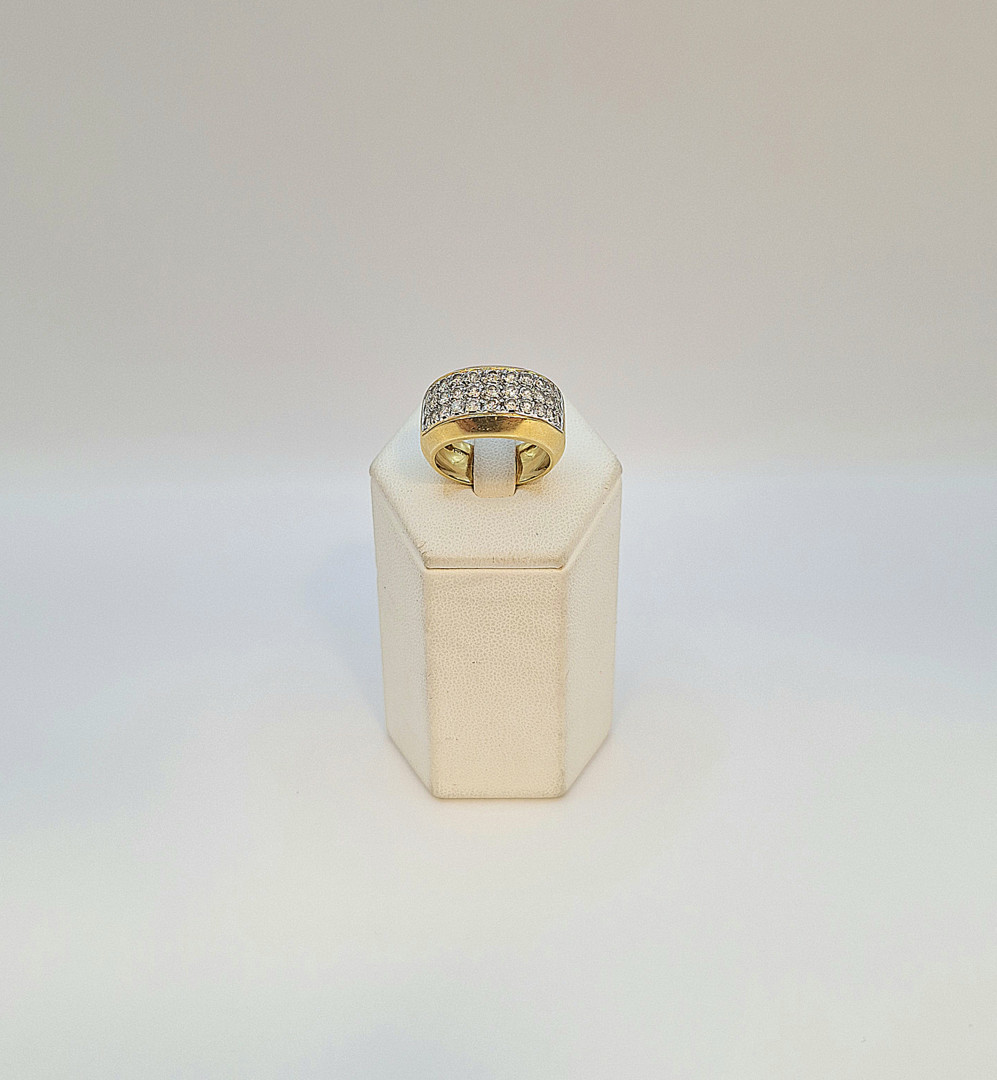Anello oro diamanti